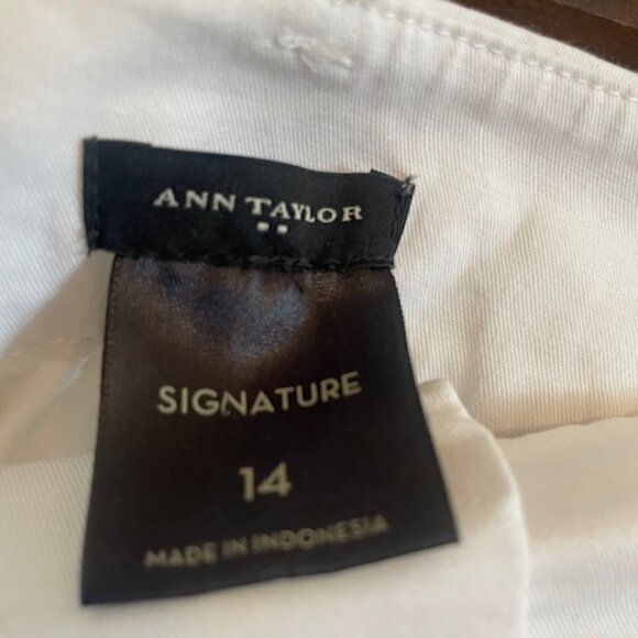 Ann Taylor Signature White Shorts, Size 14 - Picture 3 of 5